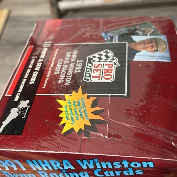 VINTAGE FACTORY SEALED 1991 NHRA WINSTON DRAG RACING PRO SET CARDS 36 WAX PACKS - Picture 10 of 10